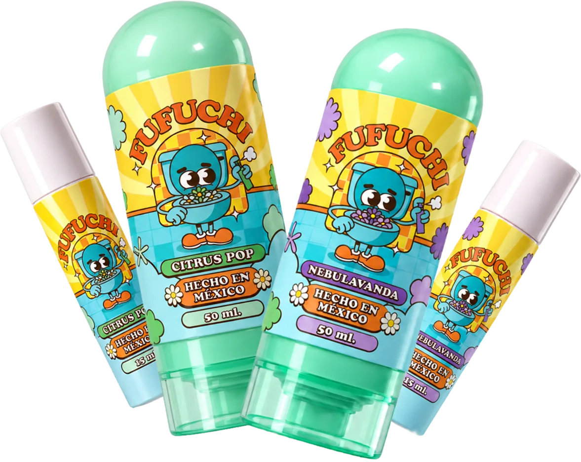 Sprays Fufuchi Citrus Pop y Nebulavanda en tamaño Full Size y Pocket